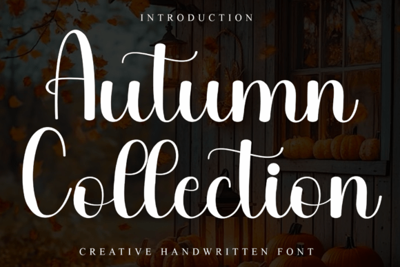 Autumn Collection Font for Makers