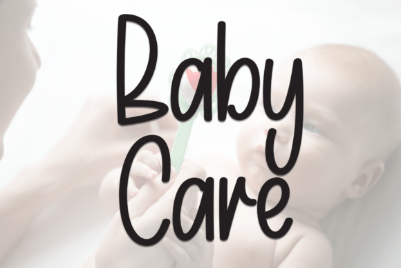 Baby Care: A Warm Handwritten Font for Editorial Design