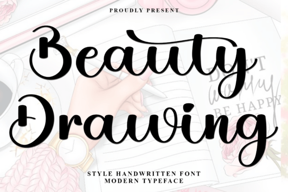 Beauty Drawing: A Refined Script Typeface for Editorial Design