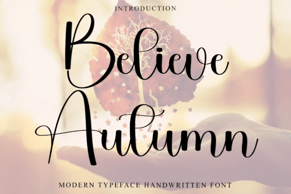 Believe Autumn: A Festive Font for Makers
