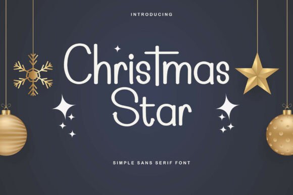 Christmas Star: A Delicate Script Font for Elegant Branding