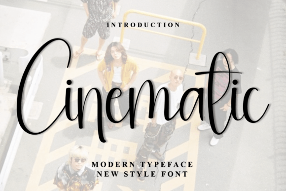 Cinematic Typeface: A Festive Font for Holiday Branding