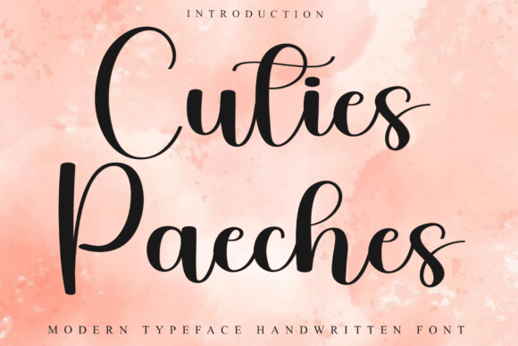 Cuties Paeches: A Festive Typeface for Web Design