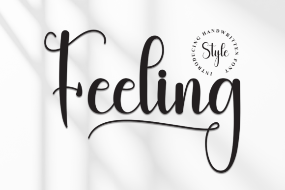 Feeling Typeface: Elegant Script for Editorial Design