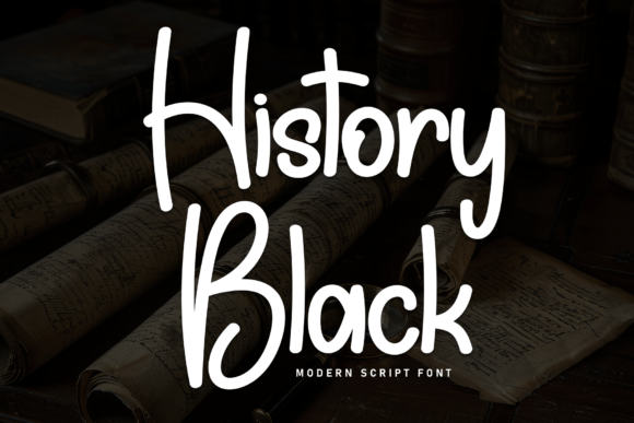 History Black Font for Bold Marketing