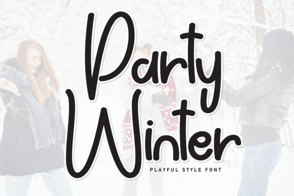 Party Winter Font Review for Social Campaigns