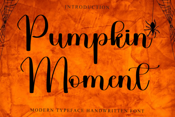 Pumpkin Moment: A Festive Typeface for Editorial Design