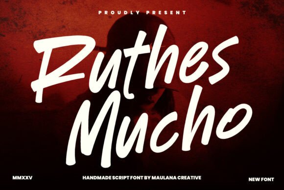 Ruthes Mucho: A Bold Script Font for Makers