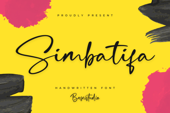 Simbatifa: A Handwritten Font for Modern Editorial Design