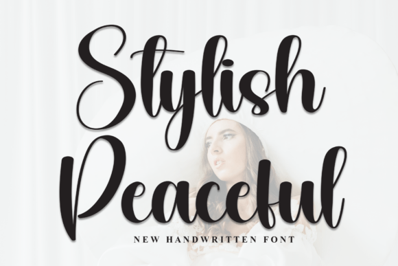 Stylish Peaceful Font for Editorial Design