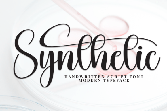 Synthetic: A Modern Script Font for Editorial Design