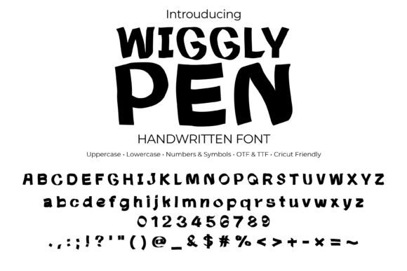 Wiggly Pen: A Playful Display Font for Editorial Design