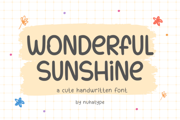 Wonderful Sunshine: A Minimalist Handwritten Typeface