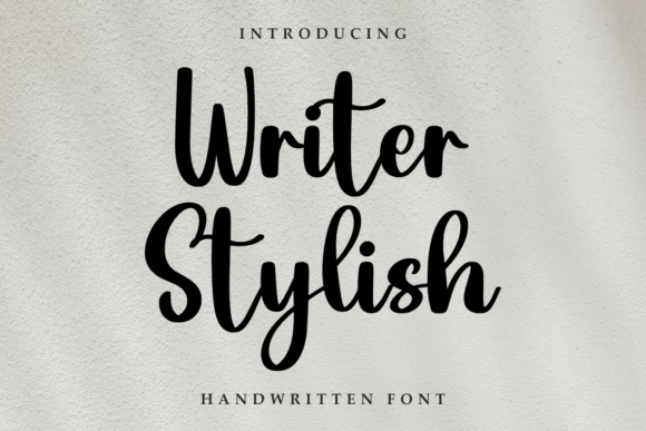 Writer Stylish Font for Modern Web Design